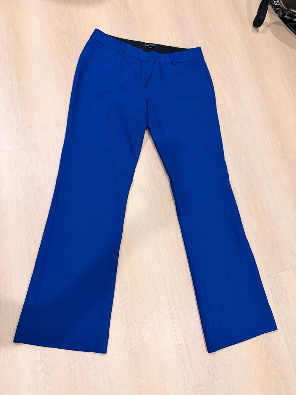 Express Columnist Pants Size 12R Blue Career Dress Trousers
